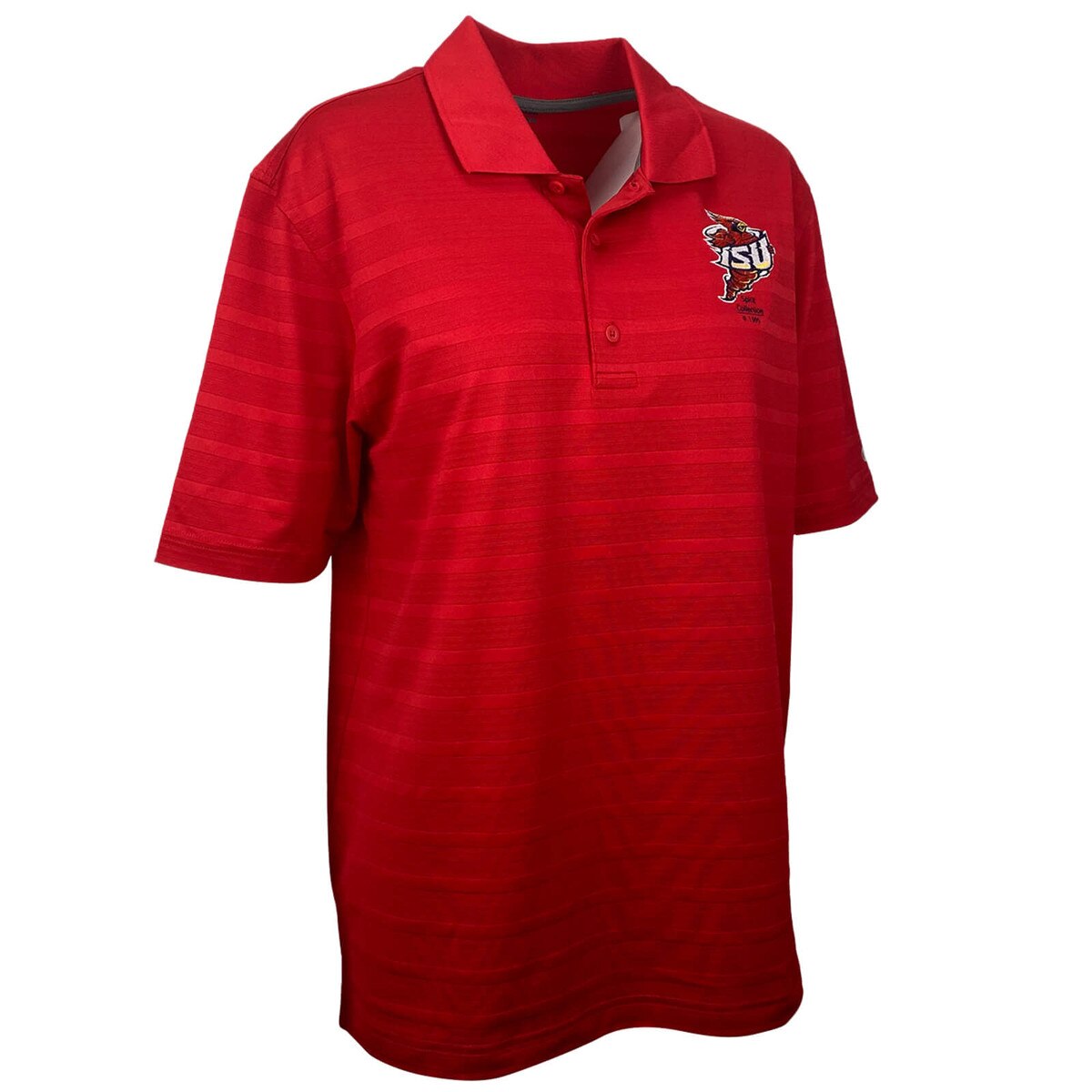 Champion® Punching Cy Cardinal Tonal Striped Polo